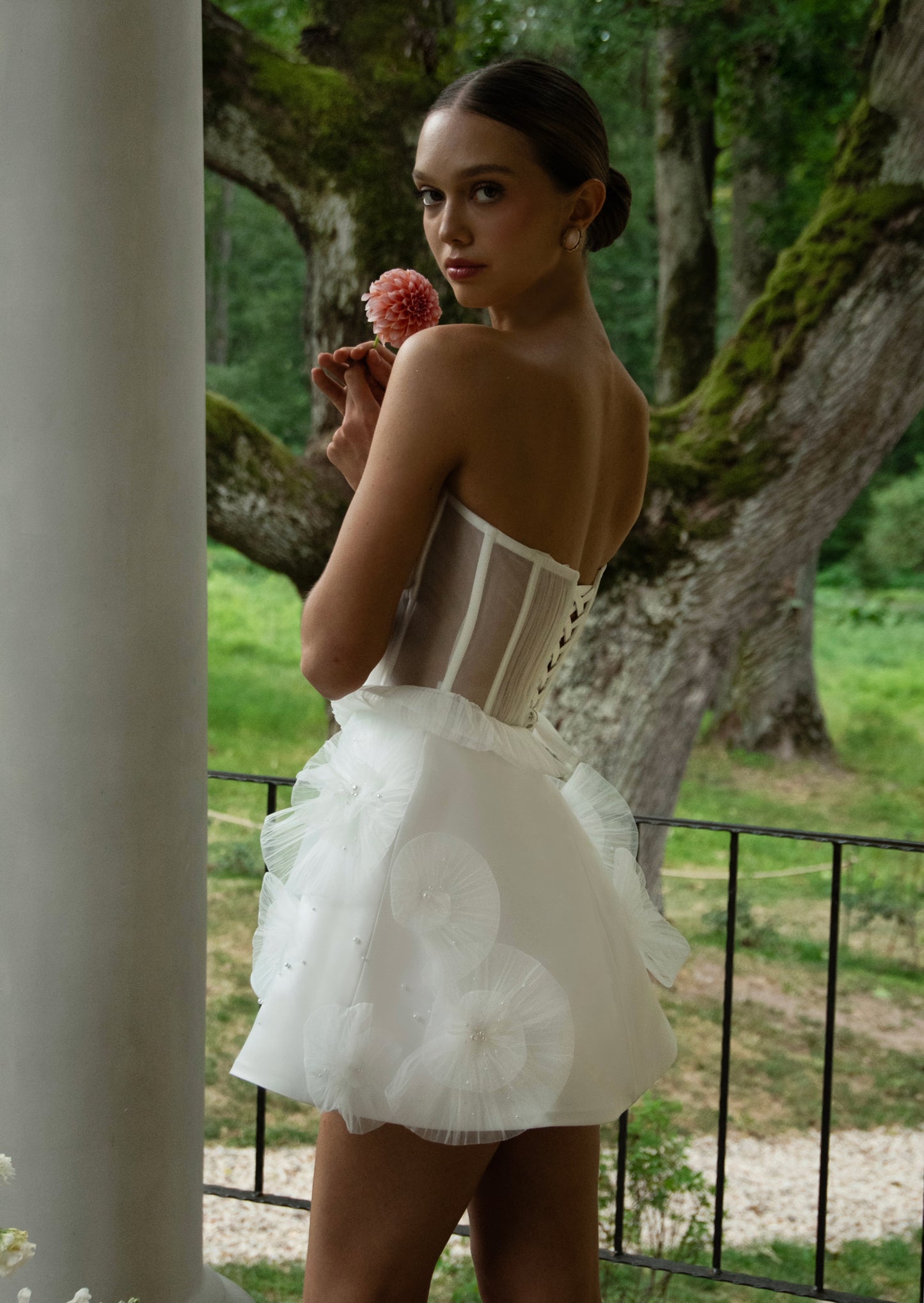 Playful mini wedding dress - Agile